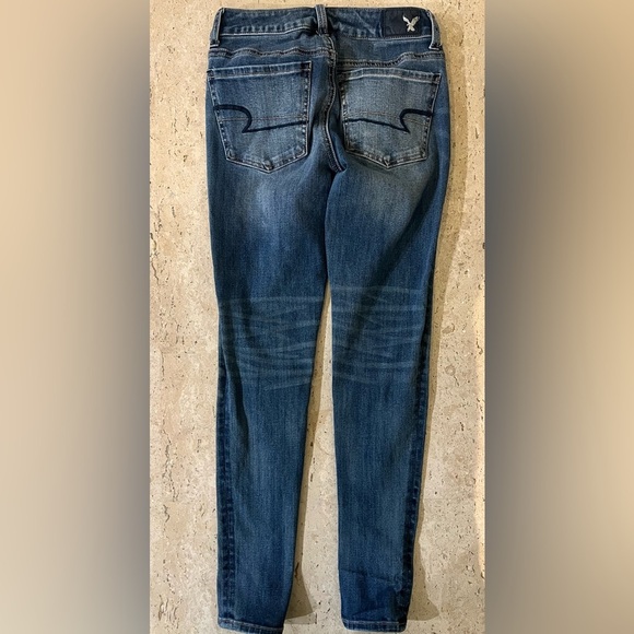 American Eagle 360 Super Stretch Jeans Women’s Size 00 Short - Picture 4 of 6